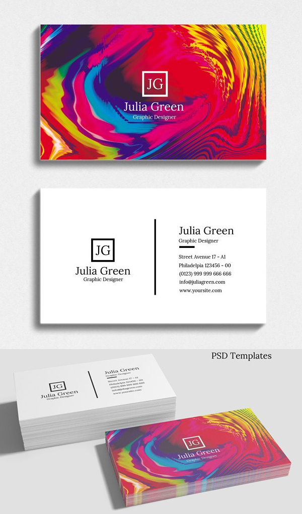 Awesome Abstract Business Card