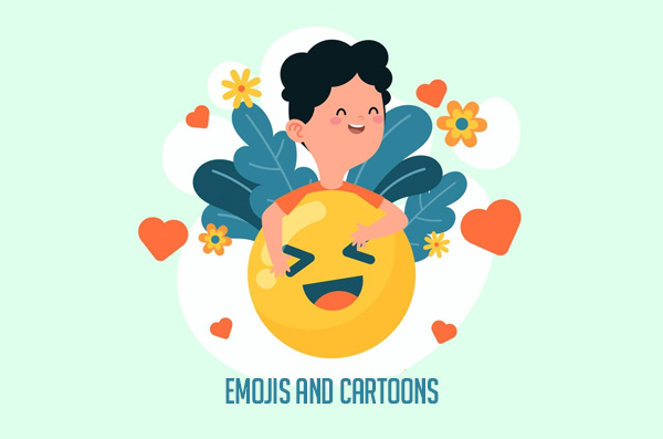 Emojis and Cartoons
