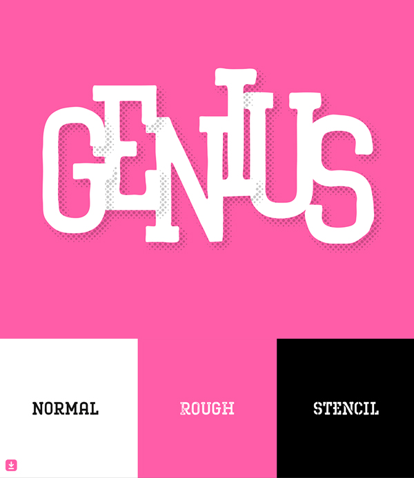 RS Genius Free Hipster Font
