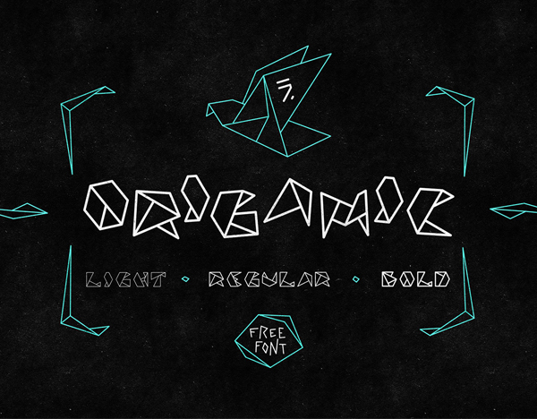 ORIGAMIC Free Hipster Font