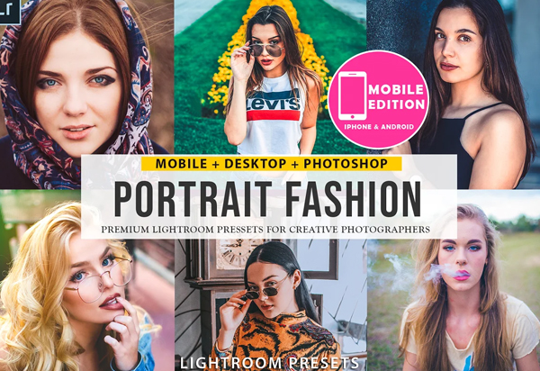 Portrait fashion Lightroom Presets