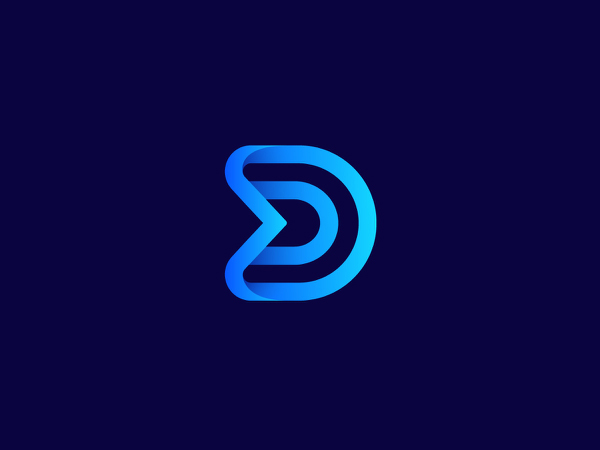 Branding D Letter Logo design guidelines Identity by Arif