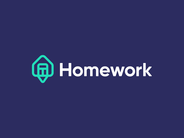 Homework Logo Design by Deividas Bielskis