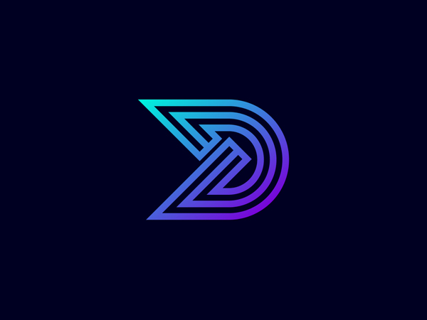 Minimal D Letter Logo Design by Freelancer Iqbal