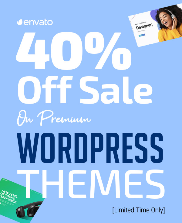 40% OFF Sale On Premium WordPress Themes
