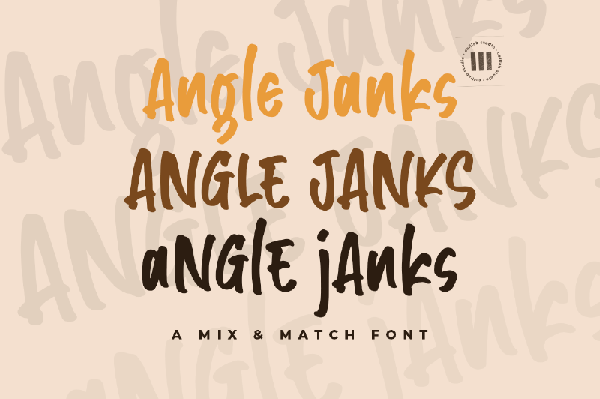 Angle Janks Free Font