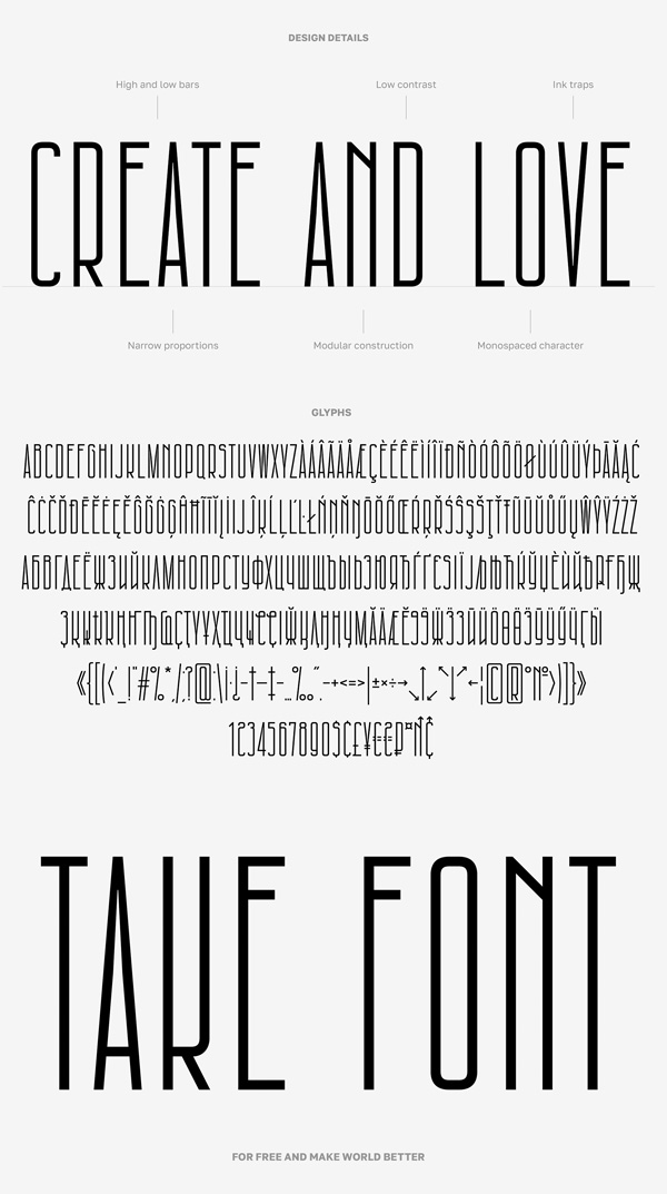Architectural Condensed Free Font
