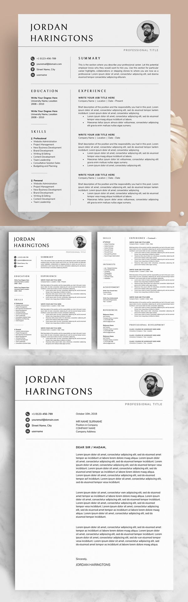 Resume/CV - The Jordan