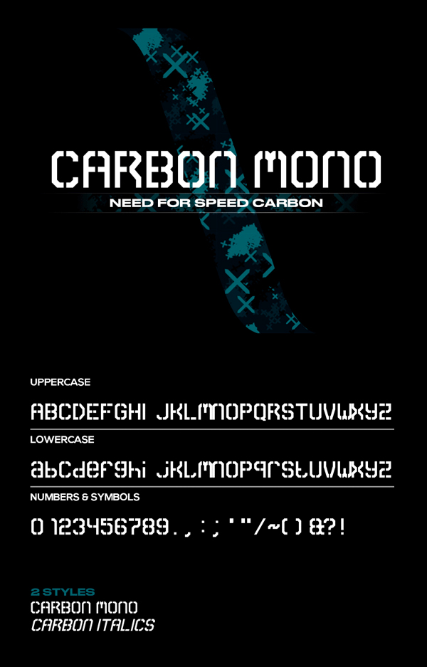 Carbon Mono Free Font