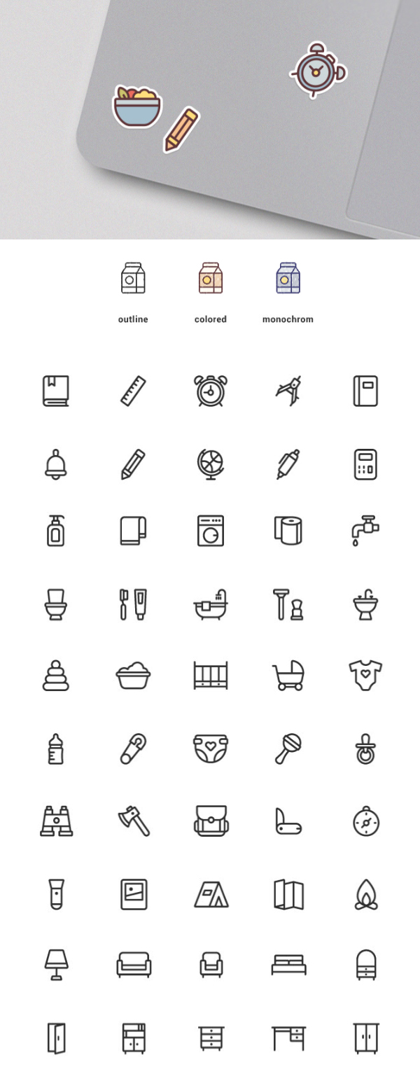 Free Vector Icons - 150 Icons