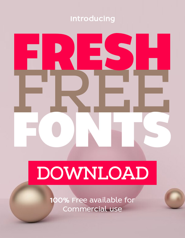 22 Fresh Free Fonts For Graphic Designers