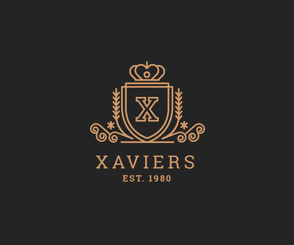 Xavier - Letter X Heraldic Logo Template