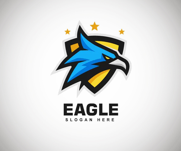 Eagle Head Sports and E-sports Style Logo