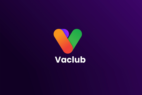Vaclub Logo - V  Letter Logo Design by LogoAwesomme