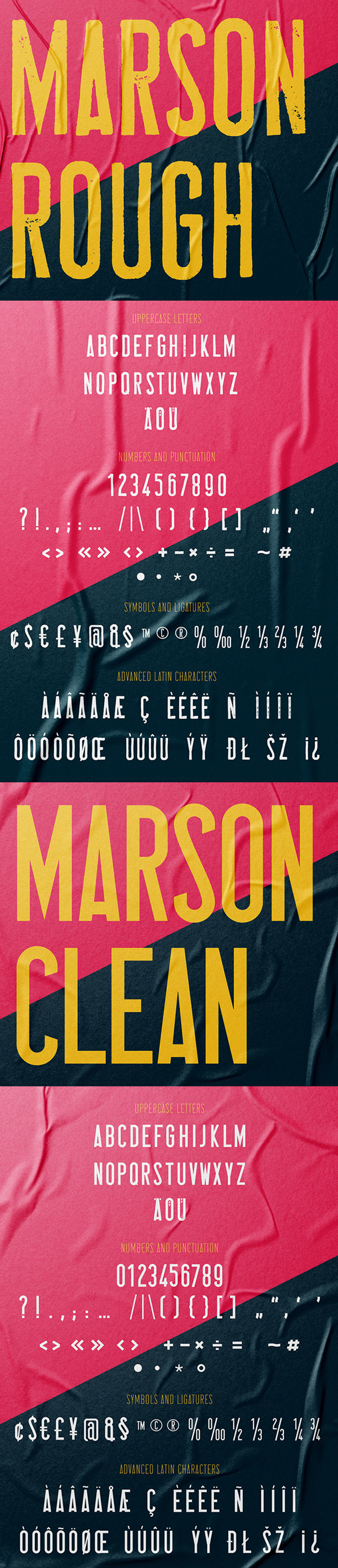Marson Condensed Free Font