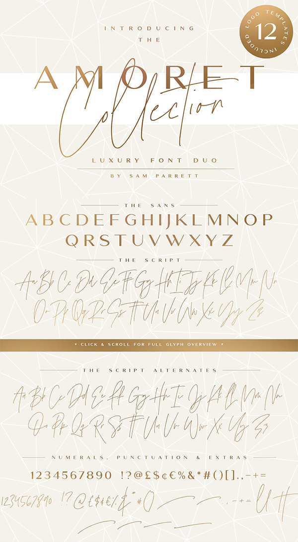 The Amoret Font