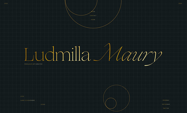 Ludmilla Maury - Portfolio - Award Winner Web Design Example - 25