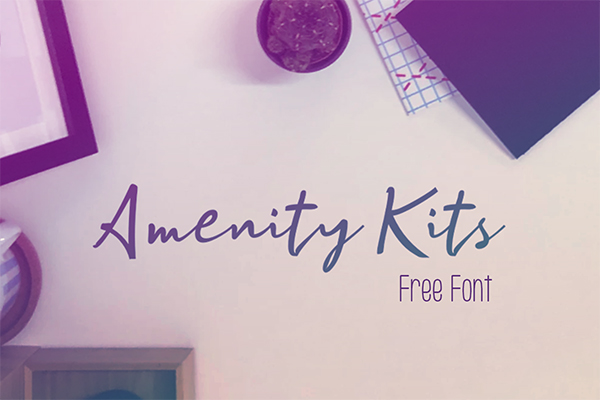 A Amenity Kits Free Font
