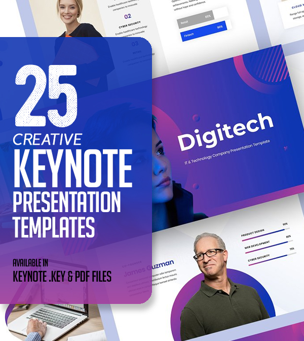 25 Creative Keynote Presentation Templates