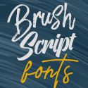 Post thumbnail of 30 Fresh Brush and Script Fonts For Designers