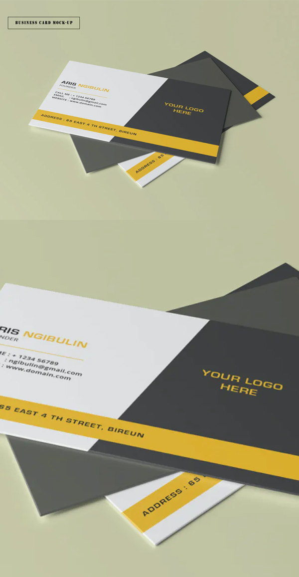 Simple Business Card Mock-Up