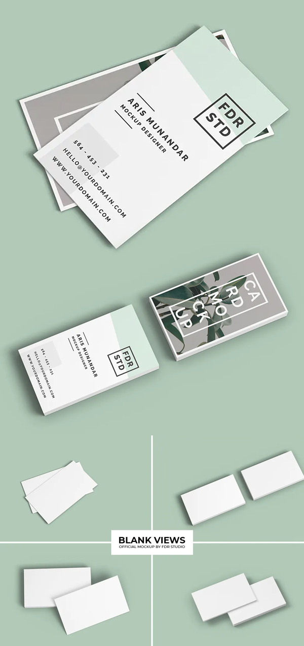 Business Card Mockup For Visual Look