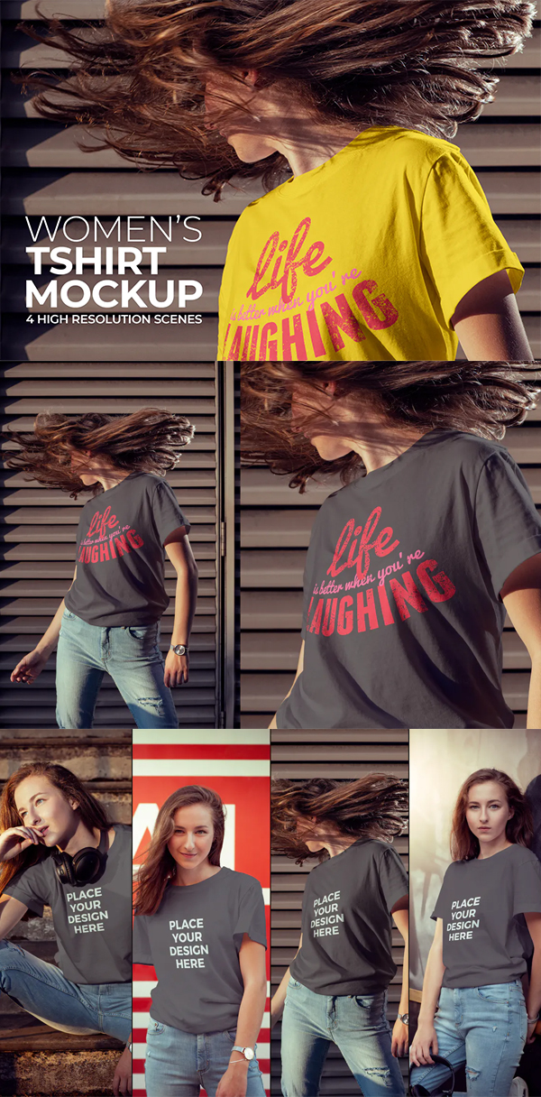 Perfect Women's T-shirt Mockup
