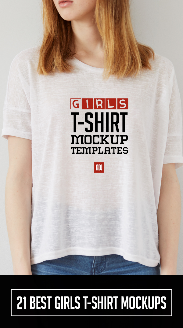 21 Best Girls T-Shirt Mockups