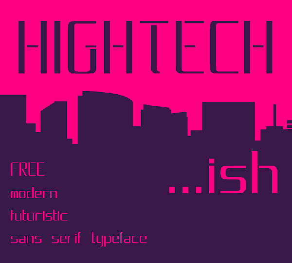HighTech Free Font