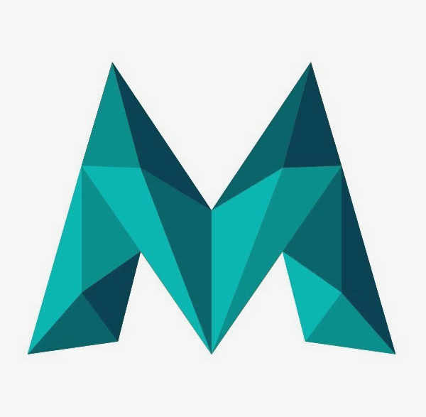 How to Design Low Poly Letter M Logo in Illustrator Tutorial