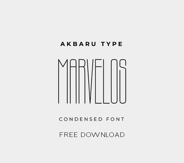 Marvelos Condensed Free Font