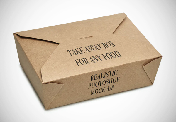 Take away BOX Mock-up