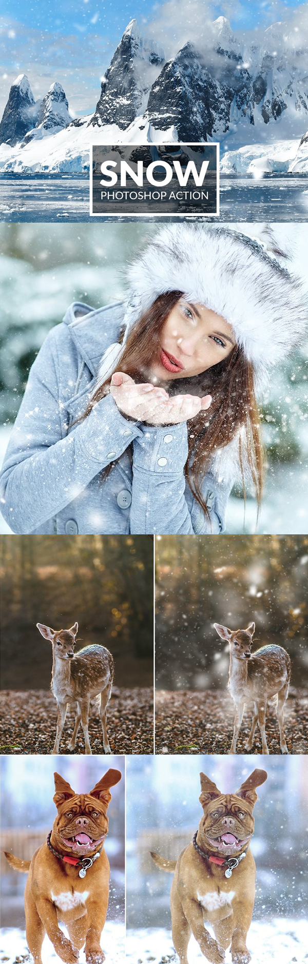 Realistic Snow Photoshop Action
