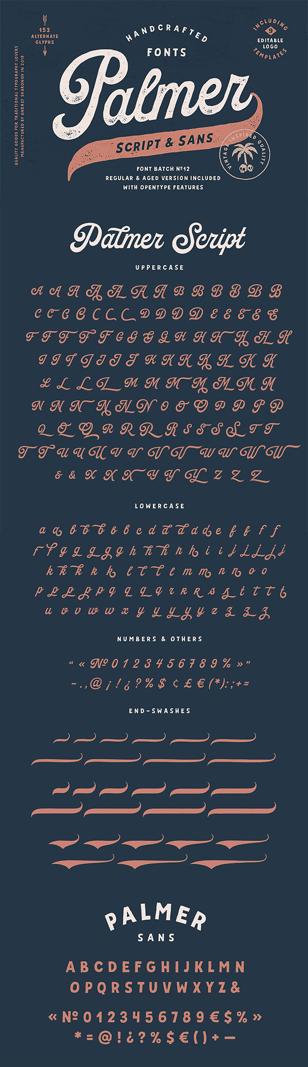 Palmer Script & Sans Font