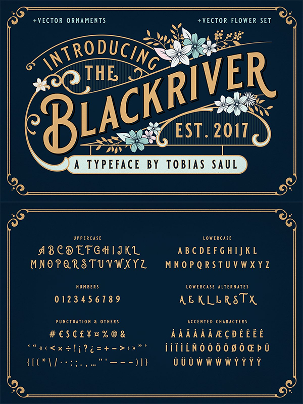 Blackriver Font