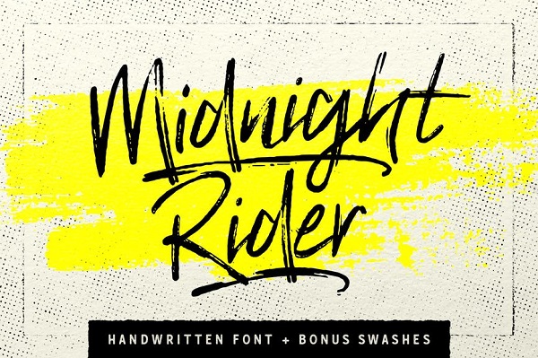 Midnight Rider Font