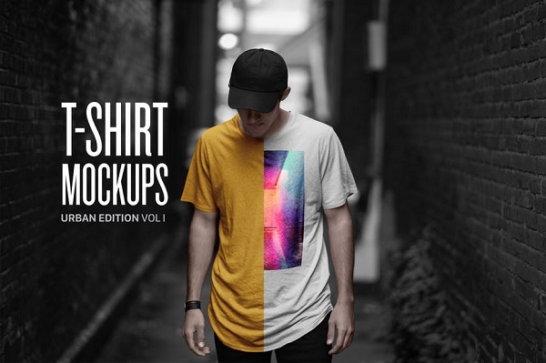 Download Free 40 Best T-Shirt Mockup PSD Templates | Freebies | Graphic Design Junction