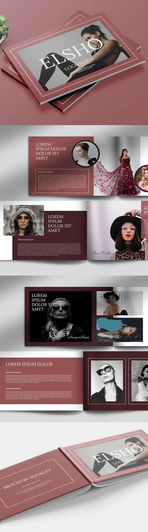 Fashion Lookbook Brochure Template