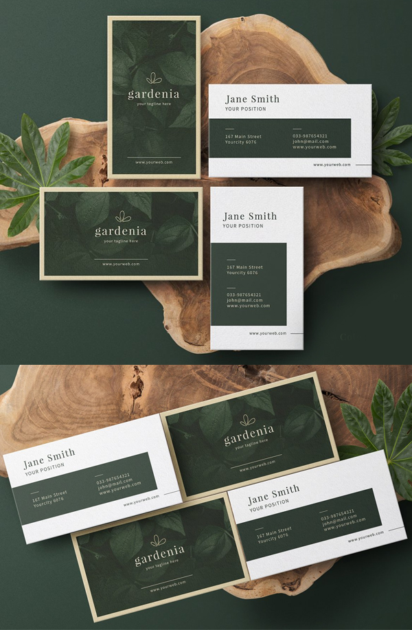 Gardenia - Minimal Business Card