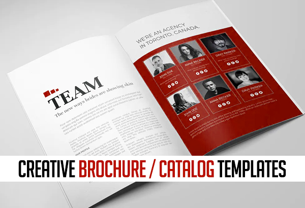 25 New Corporate Catalog & Brochure Design Templates