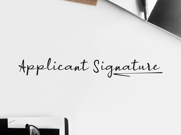 Applicant Signature Free Font Free Font
