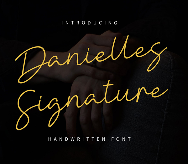 Danielle Signature Free Font Free Font