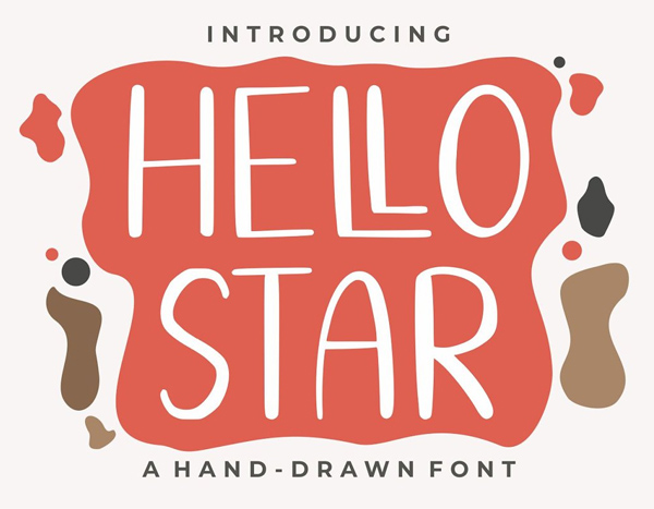Hello Star Free Font Free Font