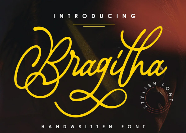 Bragitha Handwritten Free Font Free Font