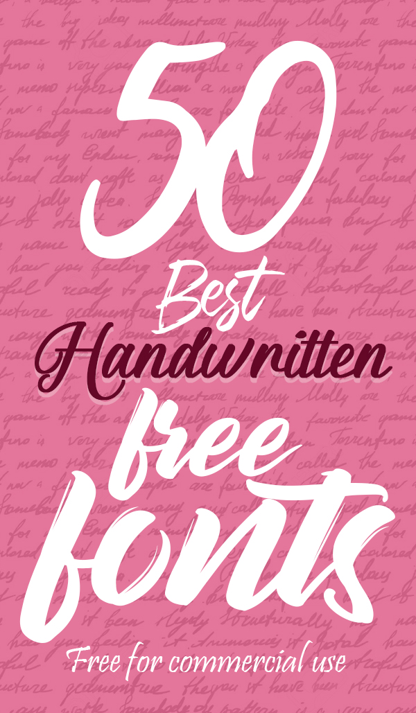40 Best Free Handwritten Fonts for Designers