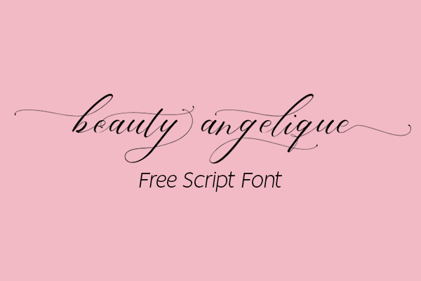 Beauty Angelique Signature Script Free Font