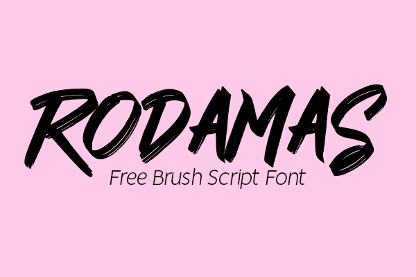 Rodamas Brush Script Free Font