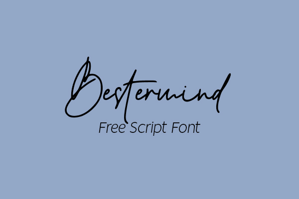 Bestermind Signature Script Free Font