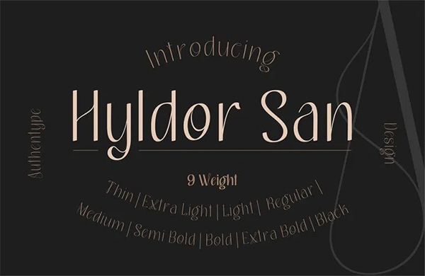 Hildor San Free Font