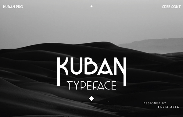 Kuban Pro Free Font